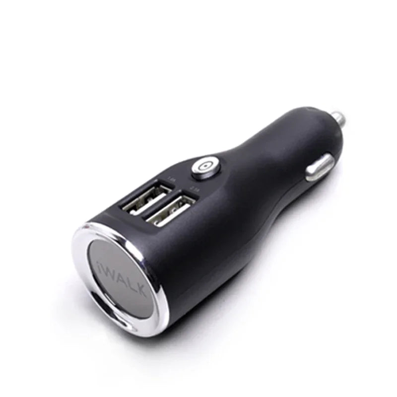iWalk Dual Usb Car Charger - White