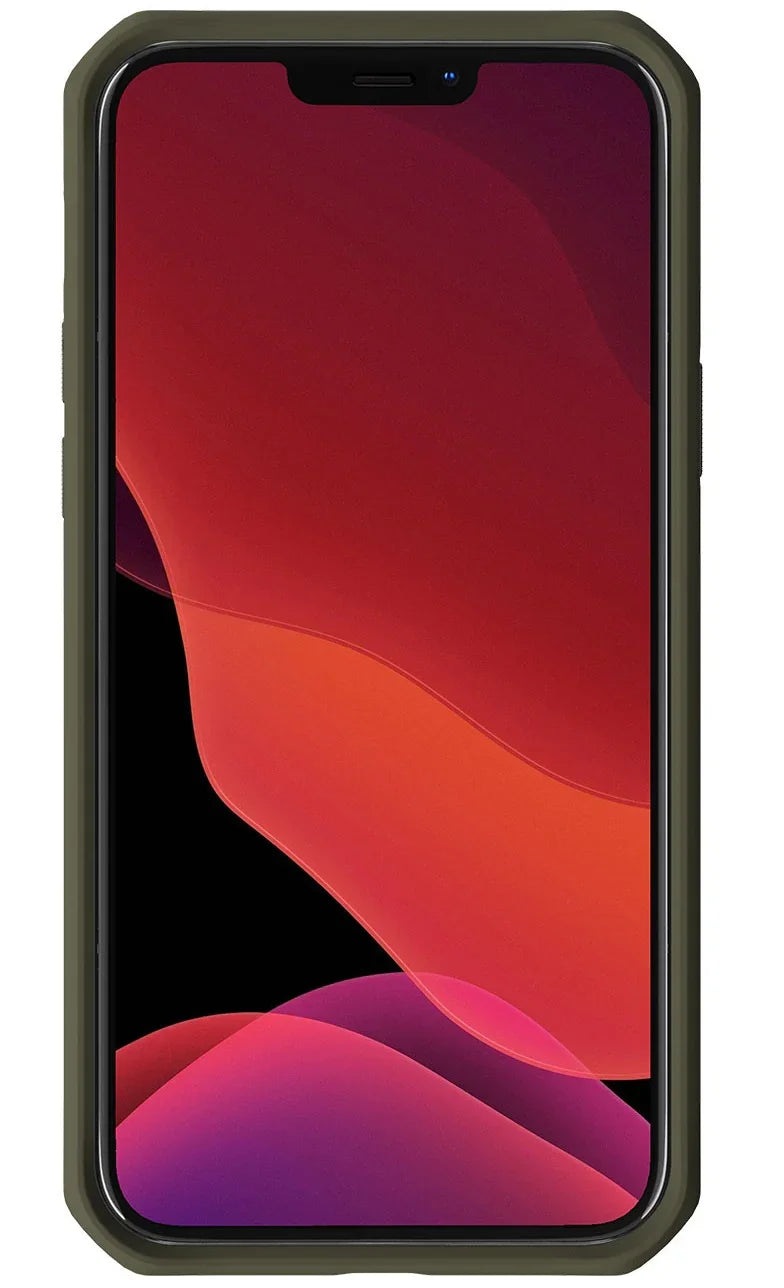 iPhone 12 & 12 Pro Itskins Hybrid Ballistic Magsafe Case -Khaki