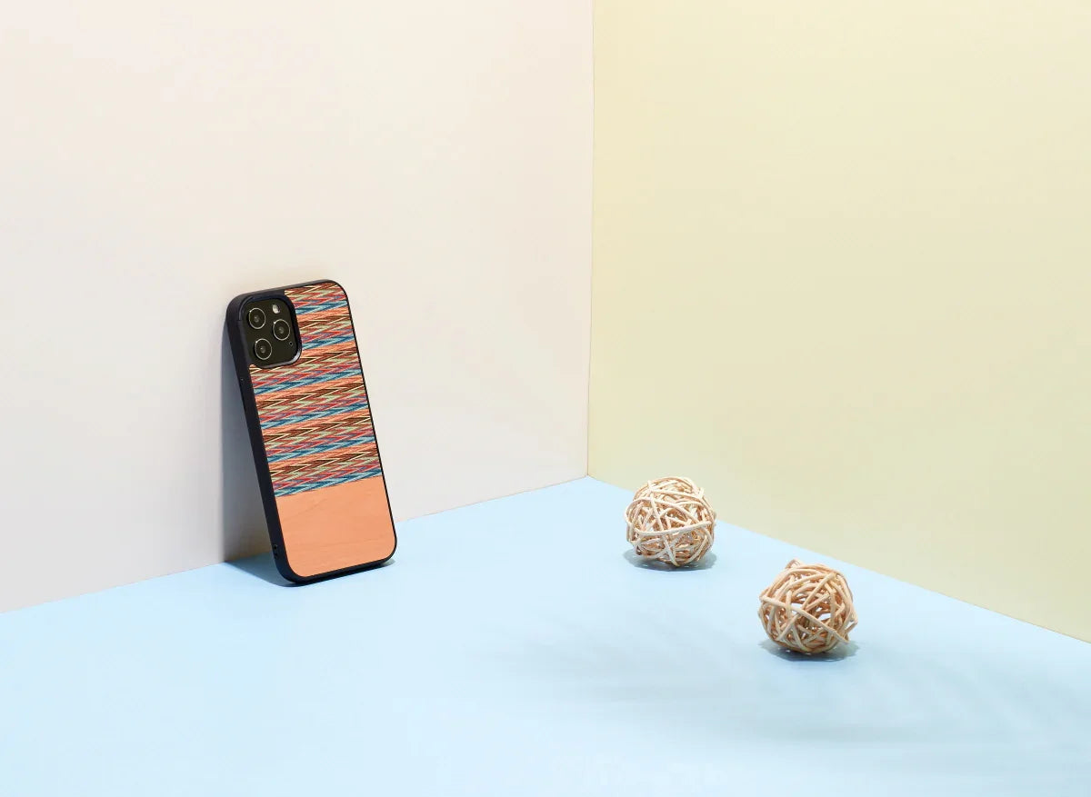 iPhone 12 Pro Max, Man & Wood Case - Browny Check
