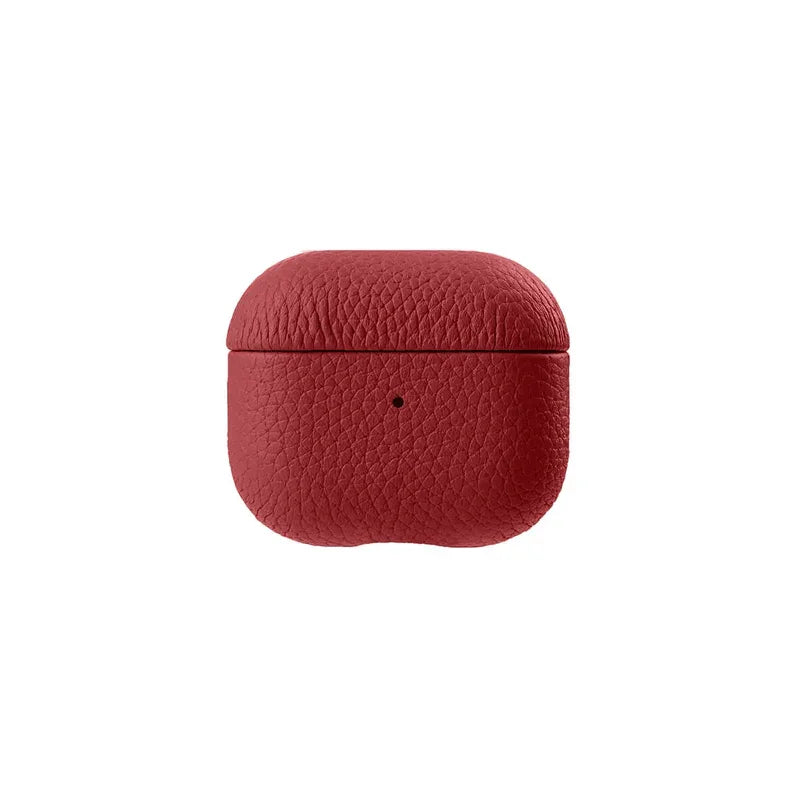 Airpods 3 Melkco Origin Series Premium Leather Case - Red