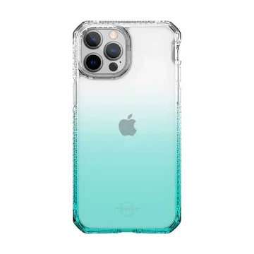 iPhone 13 Pro Max Itskins Hybrid Ombre Cover - Teal