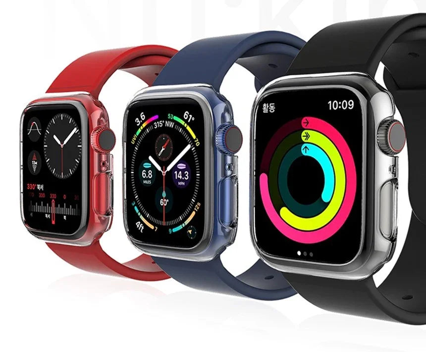 Apple Watch 44/45mm Araree Nukin Bumper Case - Clear