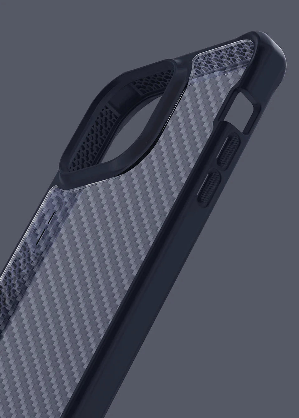 iPhone 14 Pro Max Itskins Hybrid Tek Case - Deep Blue