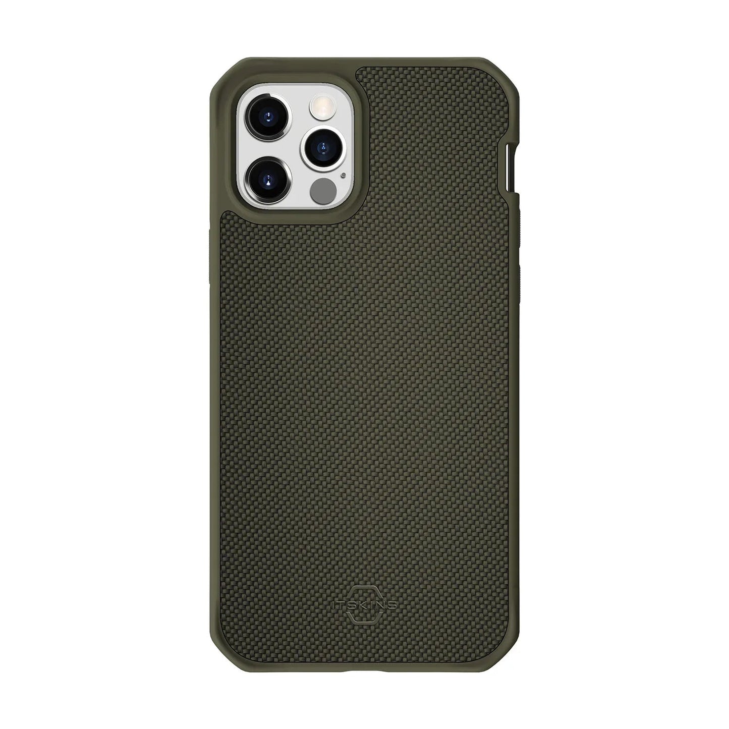iPhone 12 Pro Max Itskins Hybrid Ballistic Magsafe Case -Kaki