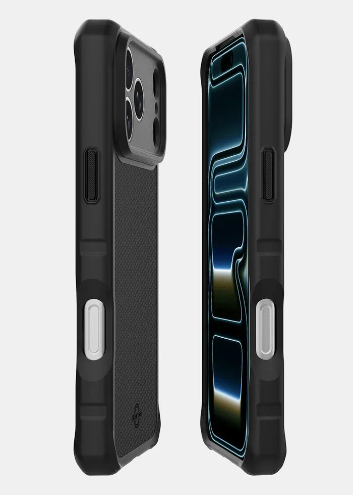 iPhone 17 Pro, Itskins Hybrid Nylon Magsafe Case, Black