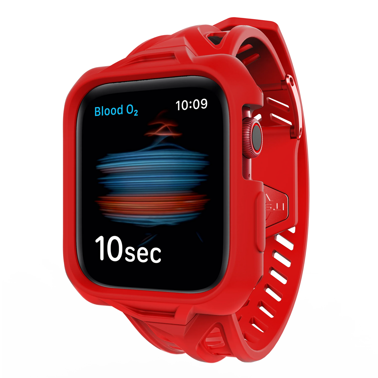 Apple Watch 42/44/45mm Itskins Spectrum Combo Belt And Case - Red