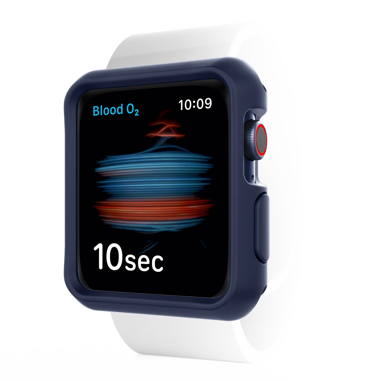 Apple Watch 44/45mm Itskins Spectrum Solid Case - Blue & Black