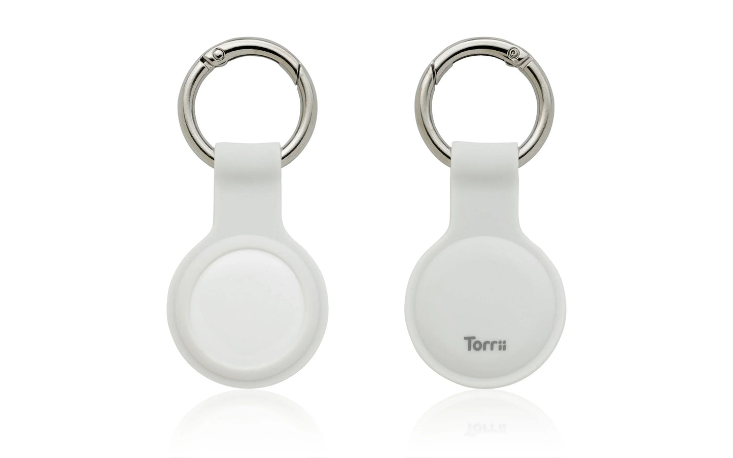 Torrii Bonjelly Silicone Key Ring For Apple Airtag - White
