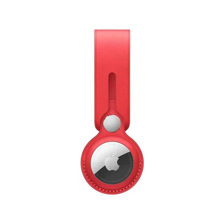 Wiwu Leather Case For Apple Airtag - Red