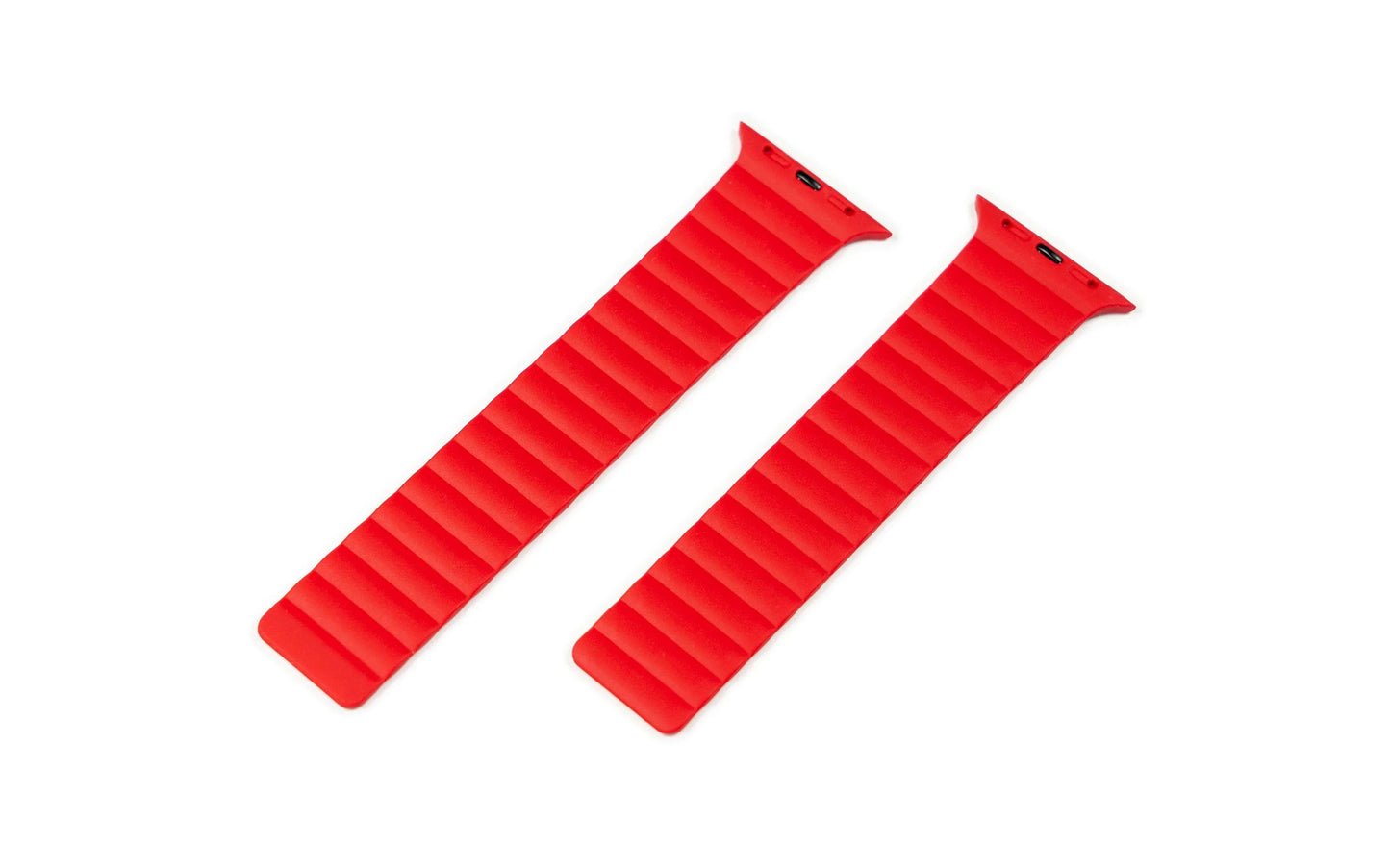Apple Watch 49/46/45/44mm Torrii Saturn Silicone Magnetic Belt - Red