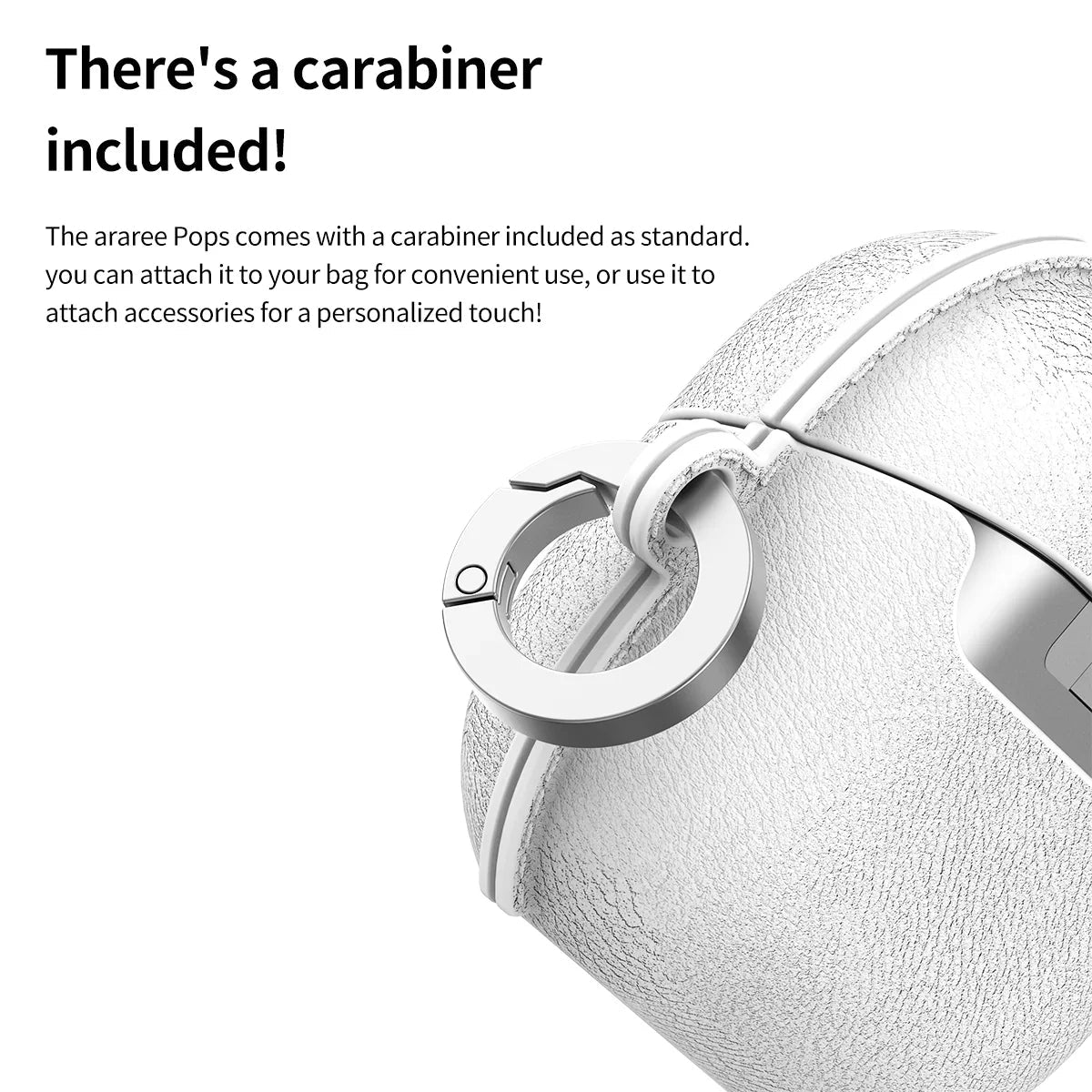 Araree Samsung Buds 3 & Buds 3 Pro Pop Series Case - White