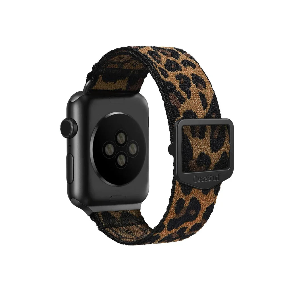 Apple Watch 49/46/45/44mm Casestudi Ballistic Series Belt - Leopard