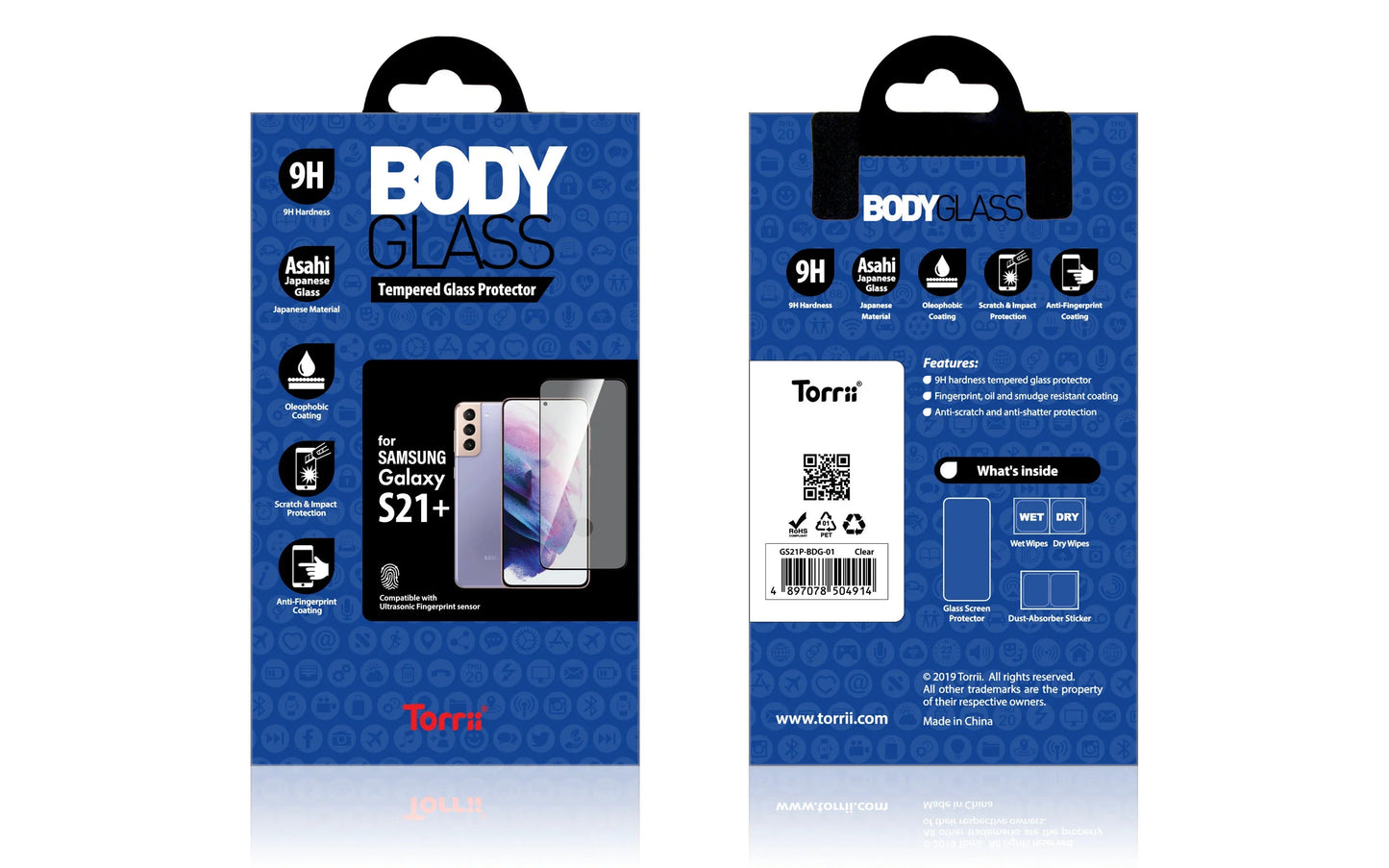 Torrii Bodyglass Screen Protector For Samsung Galaxy S21 Plus - Clear