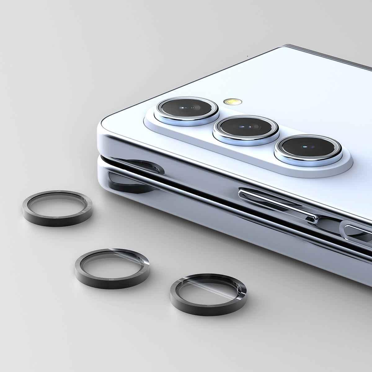 Araree Z Fold 5 Core Camera Lense Glass With Metal Ring - Clear