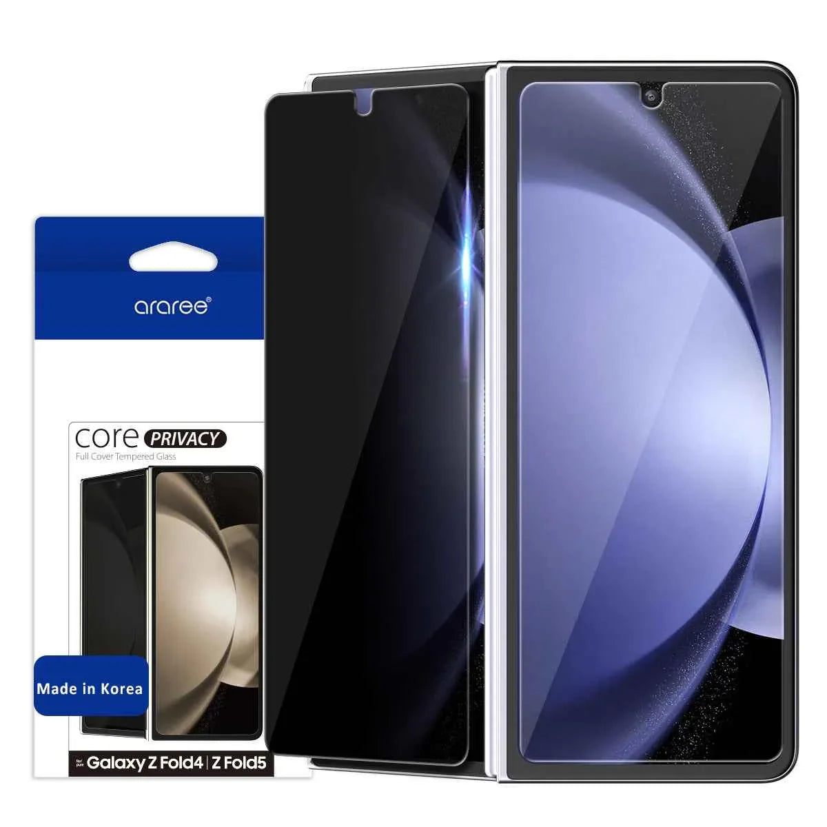 Araree Z Fold 5 Core Front Tempered Glass (1Pcs) - Privacy