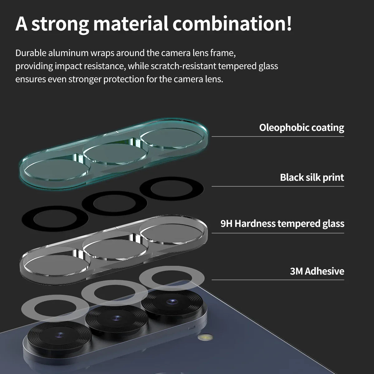 Araree Samsung Z Fold 6 Core Camera Glass - Clear