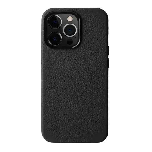 iPhone 14 Pro Max Melkco Premium Leather Magsafe Cover - Black