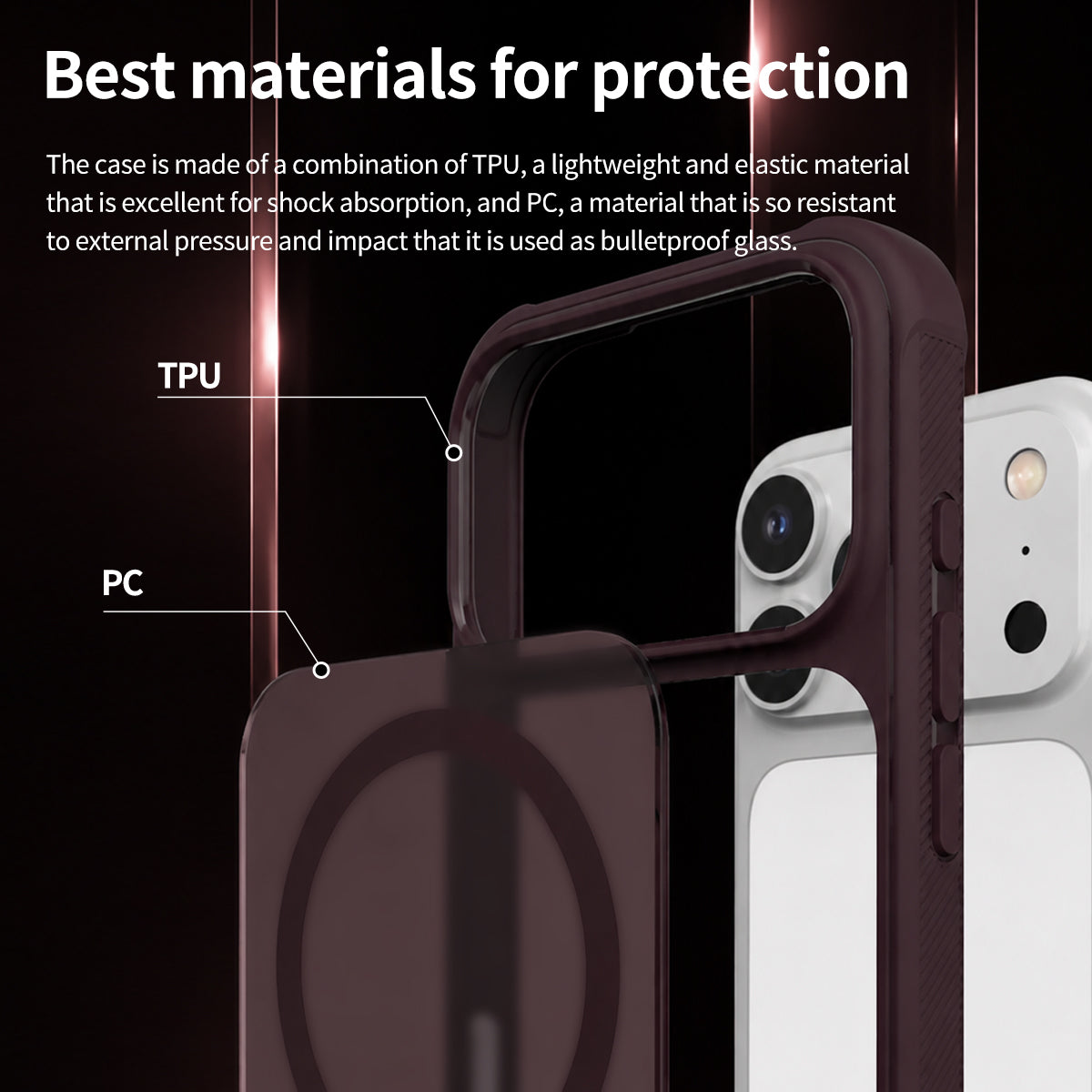iPhone 18 Pro Max / 17 Pro Max, iPhone Araree Duple Armor Magsafe Cover, Black