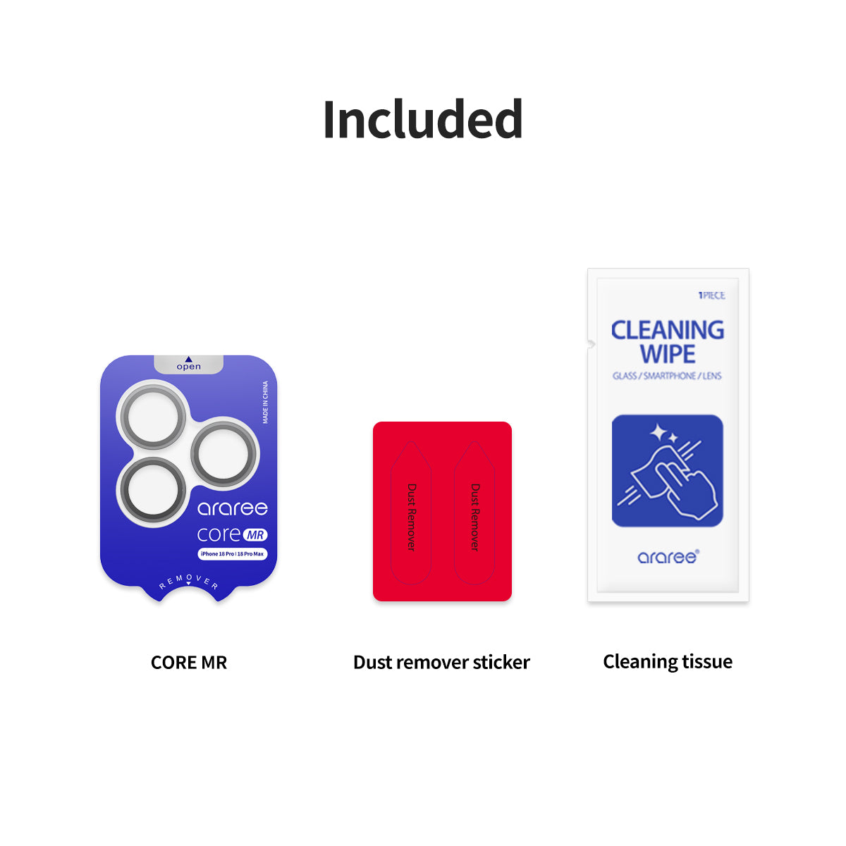 iPhone 18 Pro Max / 18 Pro, Araree Metal Ring Camera Protector, Clear