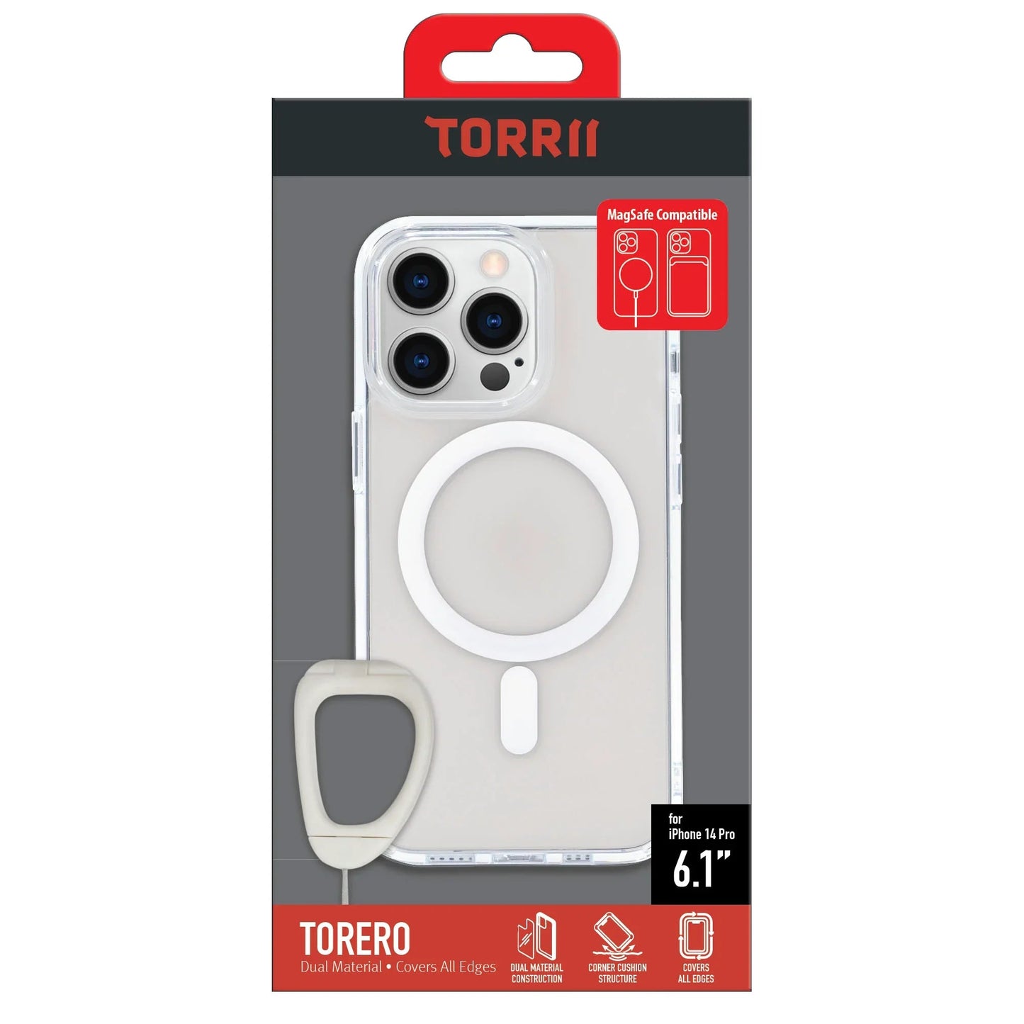 iPhone 14 Pro Torrii Torero Magsafe Case - Clear