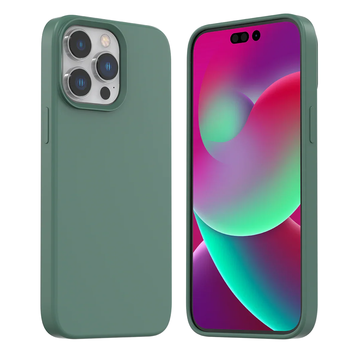 iPhone 14 Pro Max Araree Typoskin Magsafe Case - Pine Green