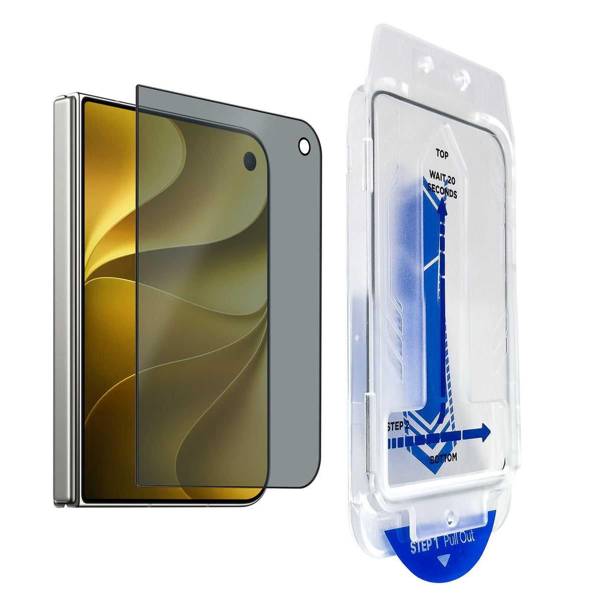 iPhone Duo, Torrii Bodyglass Screen Protector, 4-Way Privacy