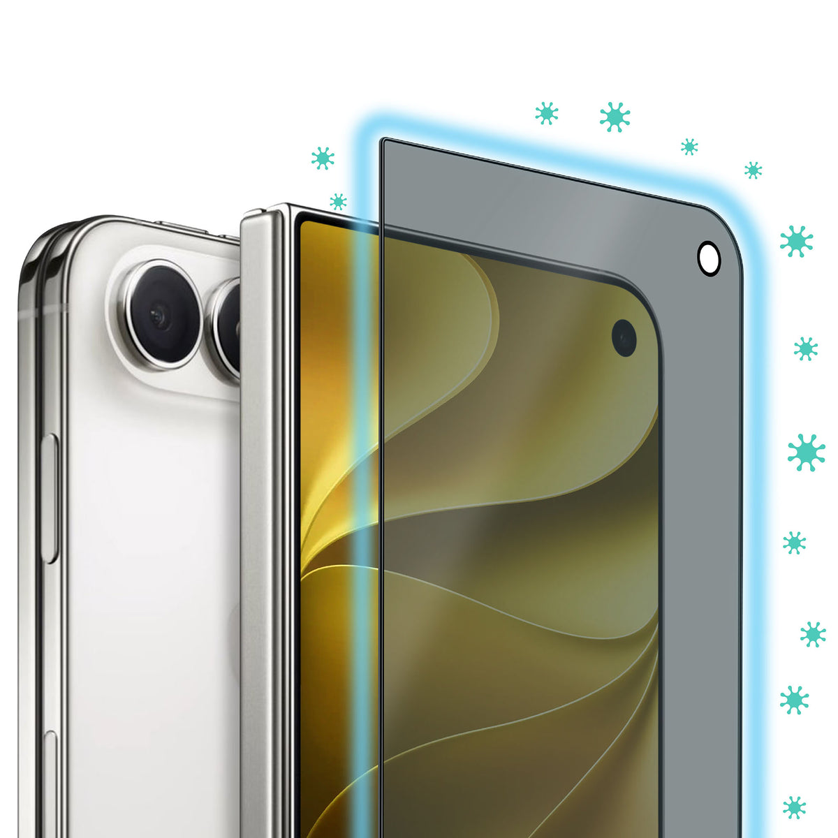 iPhone Duo, Torrii Bodyglass Screen Protector, 4-Way Privacy
