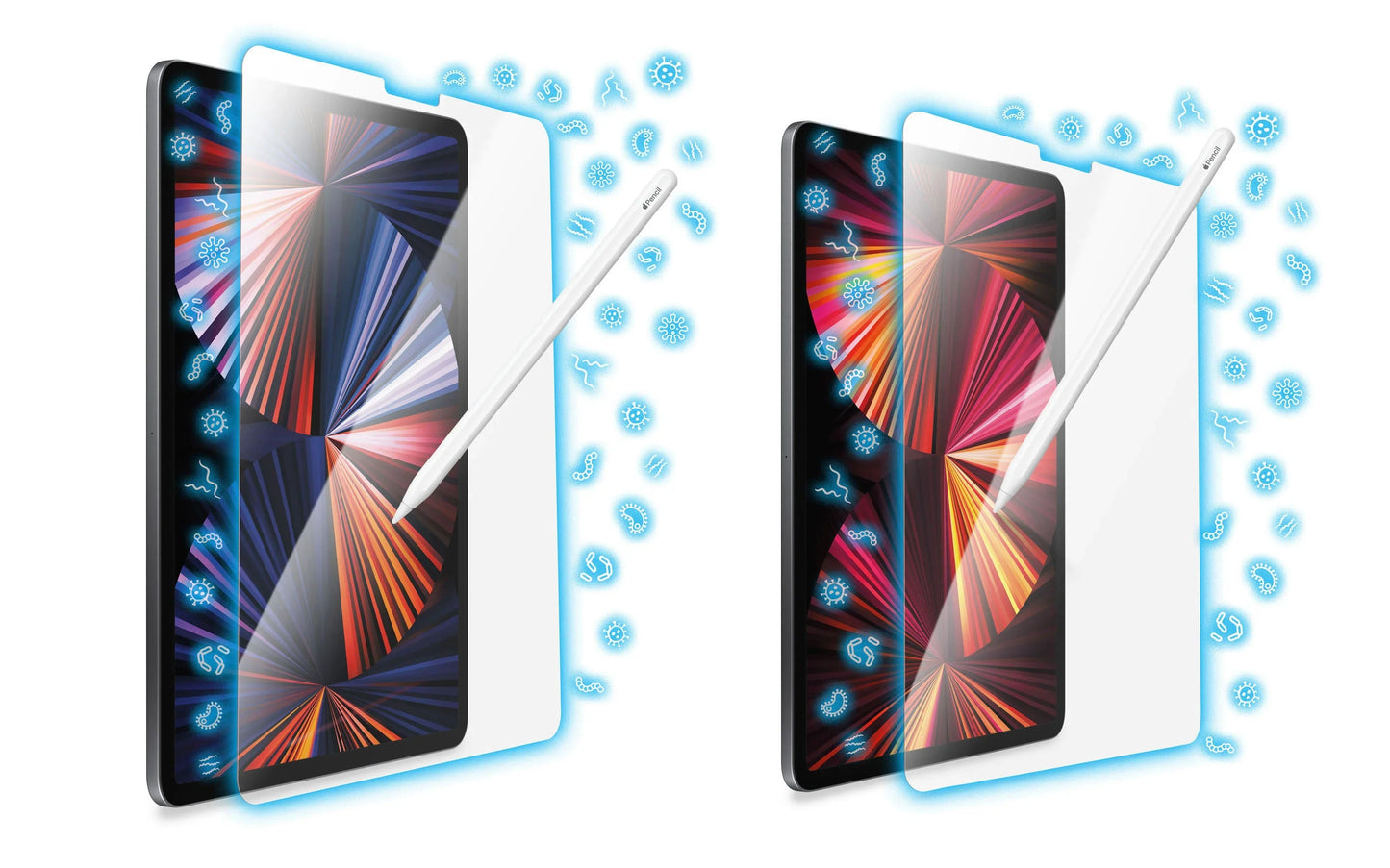 Torrii Bodyglass Anti-Bacterial Screen Protector For iPad Pro 12.9 (2021/2020/2018) - Clear