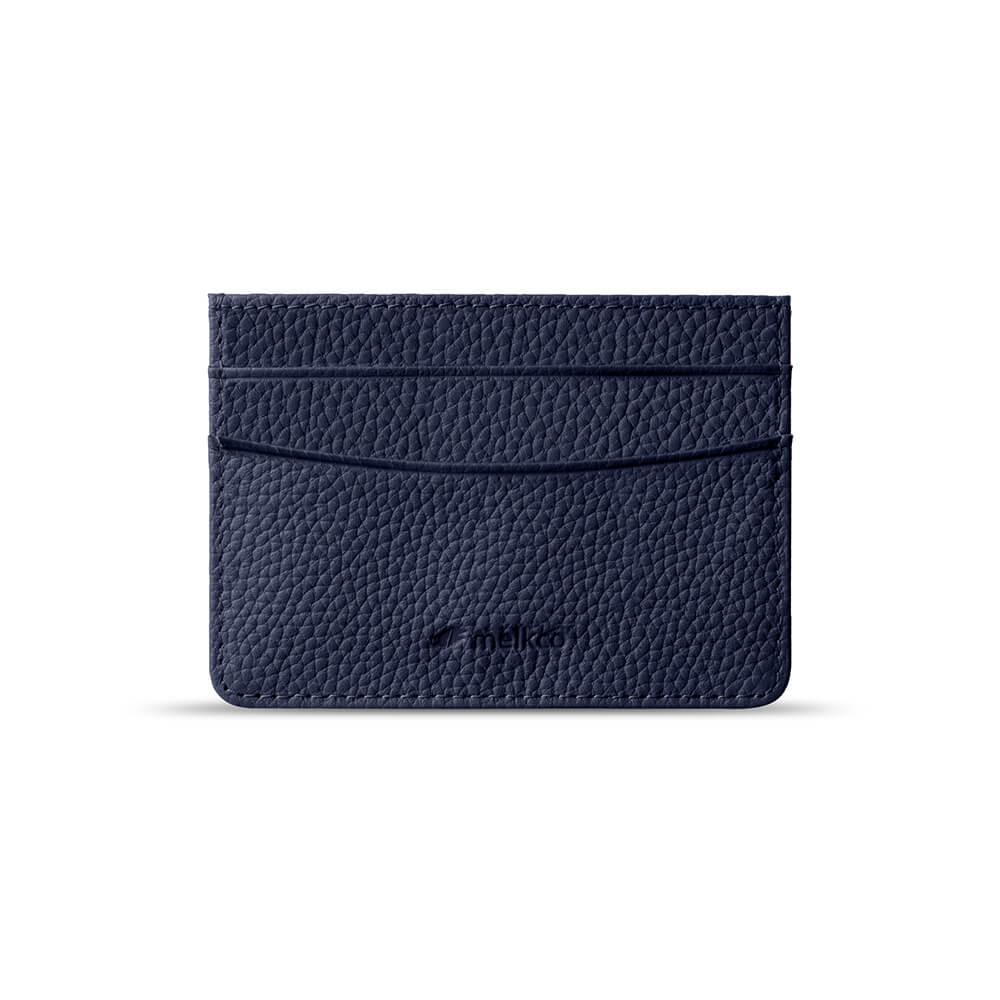 Melkco Card Holder Origin Series Premium Leather - Dark Blue