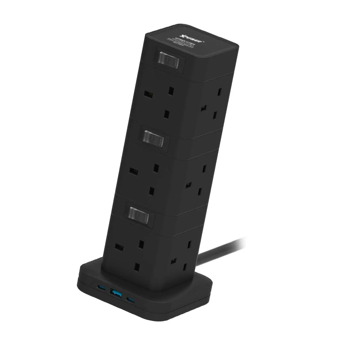 Xpower 15 Output Power Strip, OM12 3M, Black