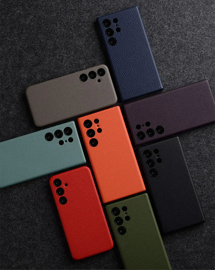 Melkco S24 Ultra Premium Leather MagSafe Cover - Black