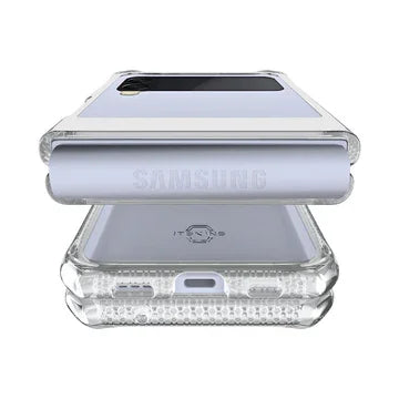 Samsung Z Flip4 Itskins Hybrid Clear Case - Transparent