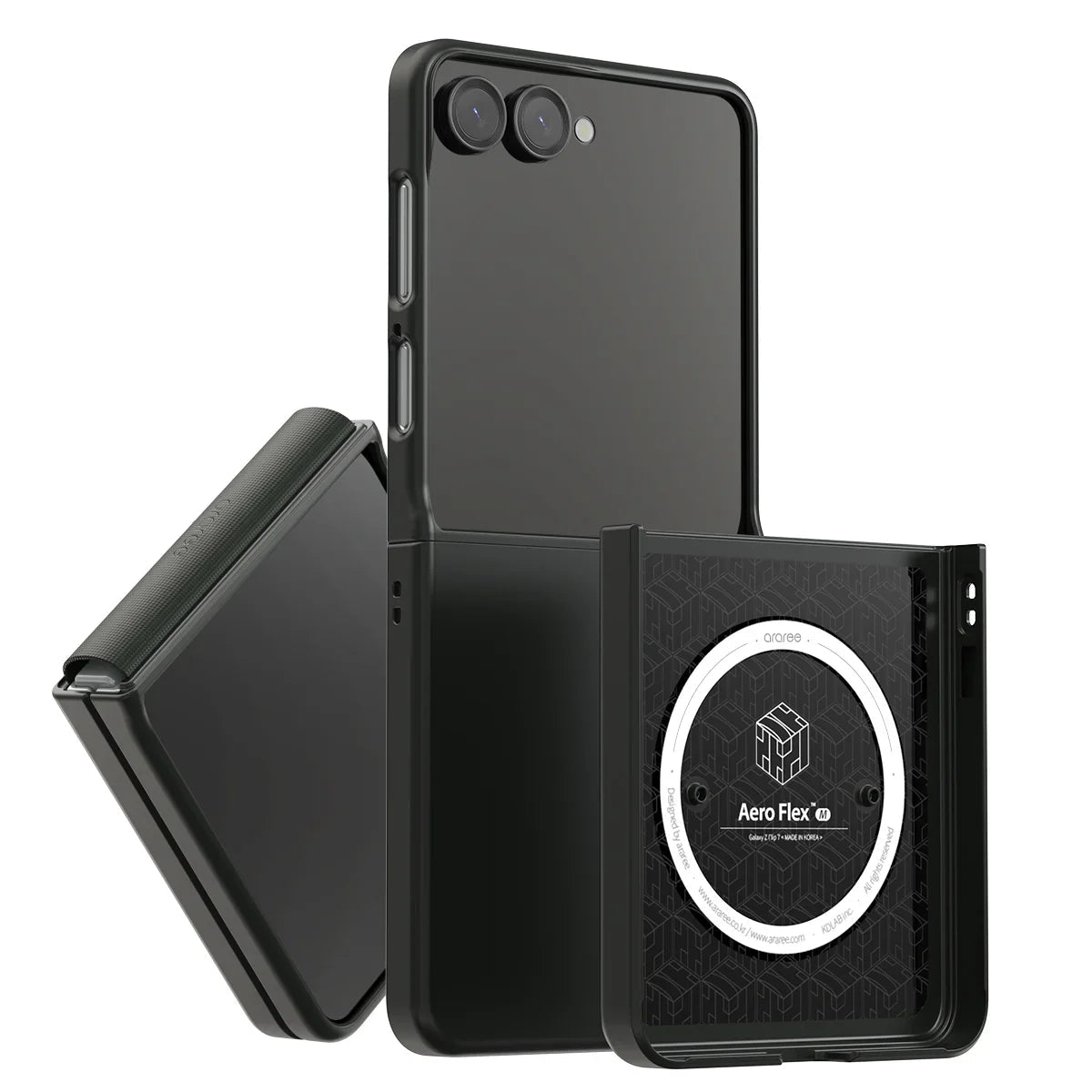 Samsung Z Flip7 Araree Aero Flex Magsafe Case - Black