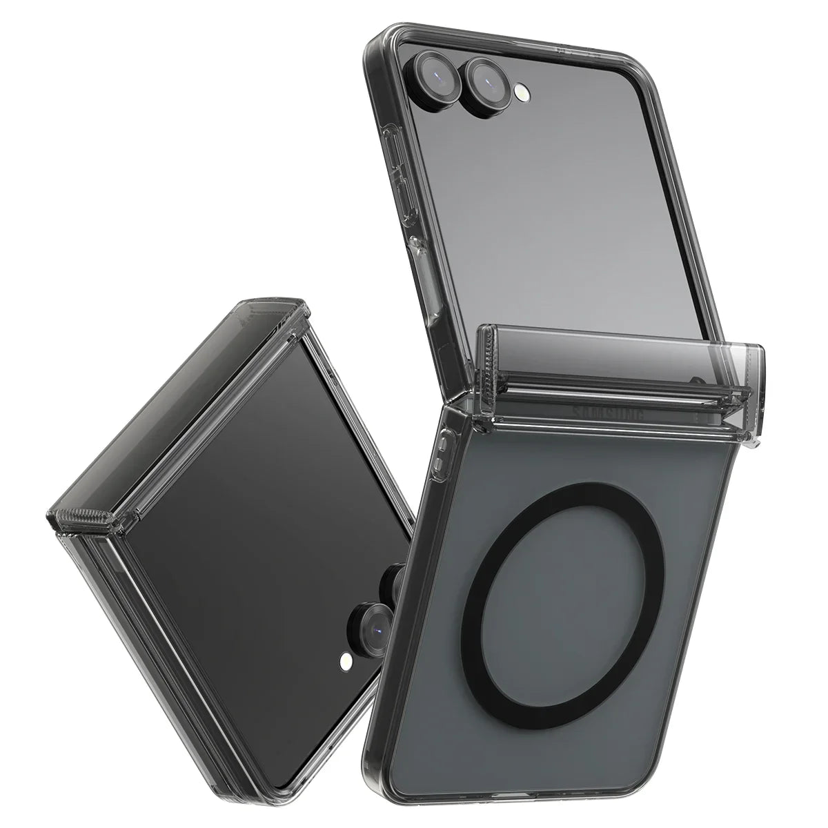 Samsung Z Flip7 Araree Duple 360 Magsafe Case - Clear Black