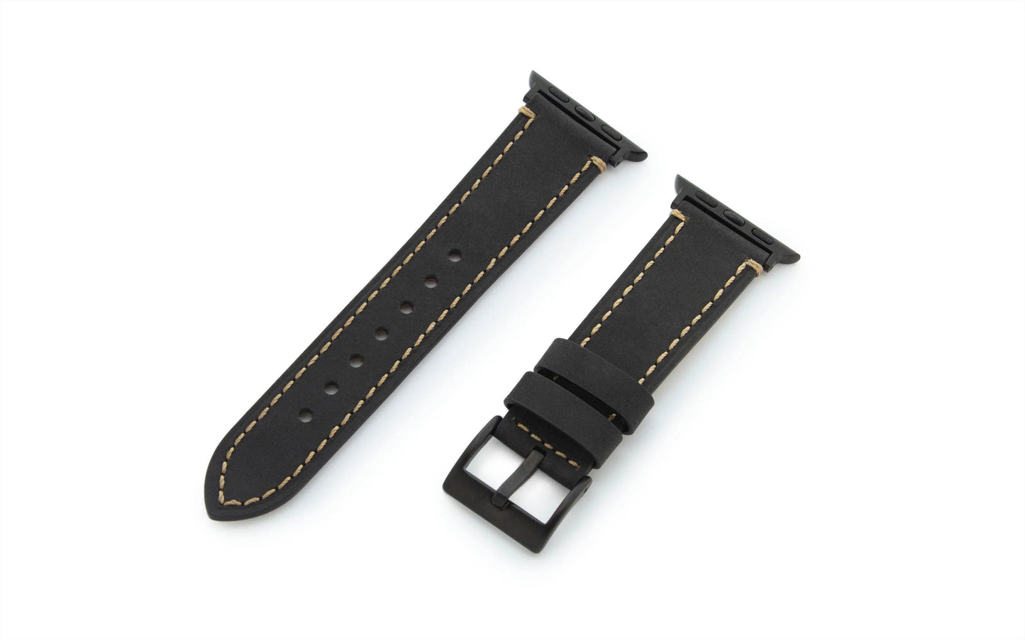 Apple Watch 40/41/42mm Torrii Belt - Black Leather