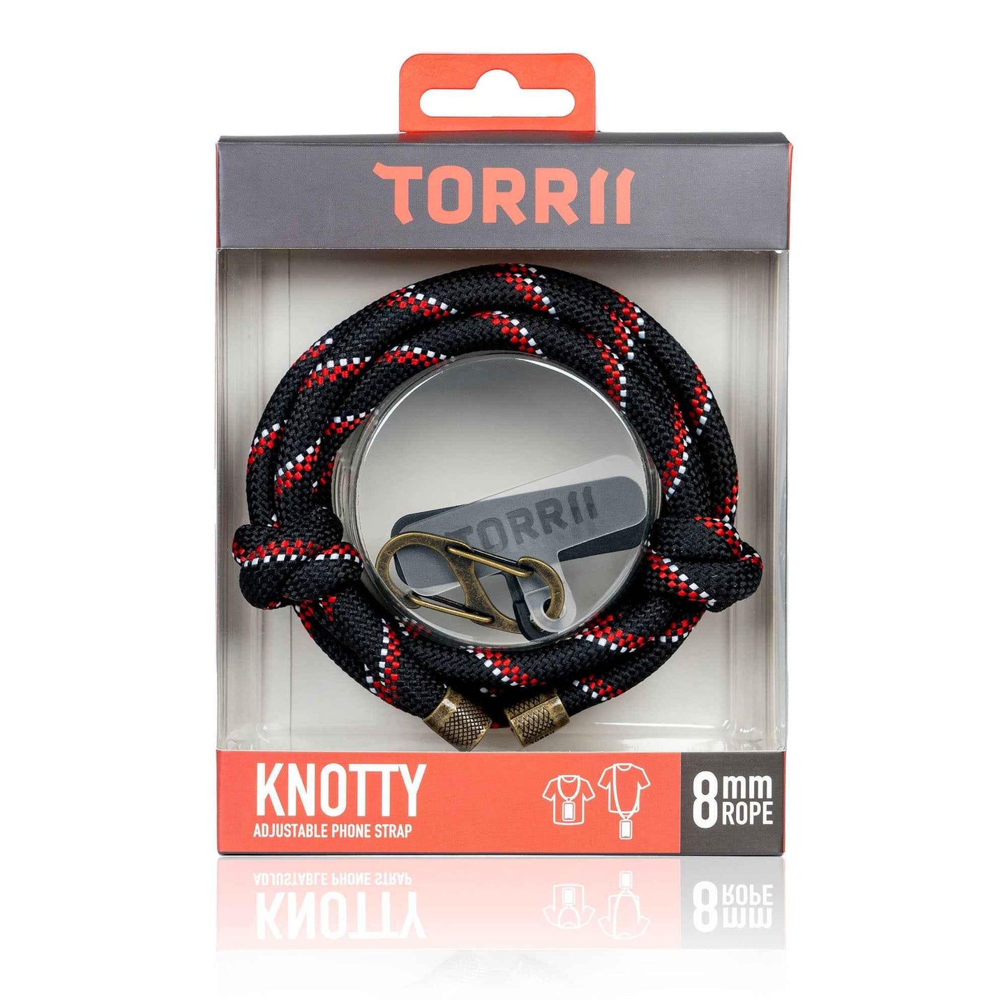 Torrii Knotty 8mm Strap - Blackberry