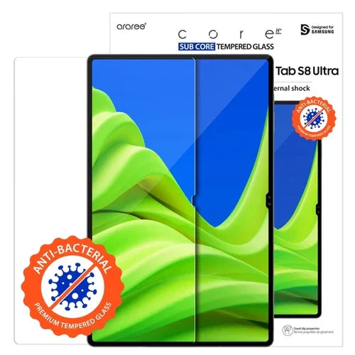 Samsung Tab S8 Ultra / S9 Ultra, Araree Sub Core Glass - Clear