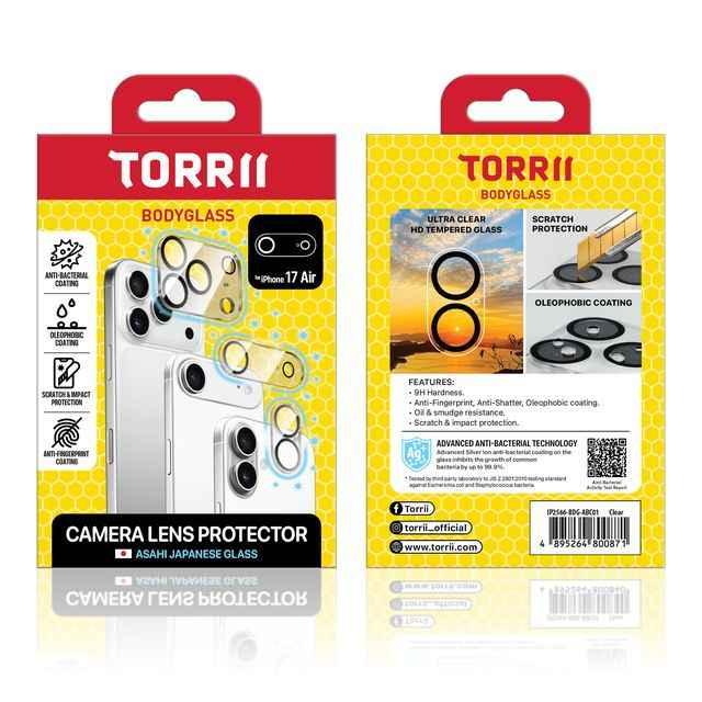 iPhone Air Torrii Bodyglass Camera Lens Protector - Clear