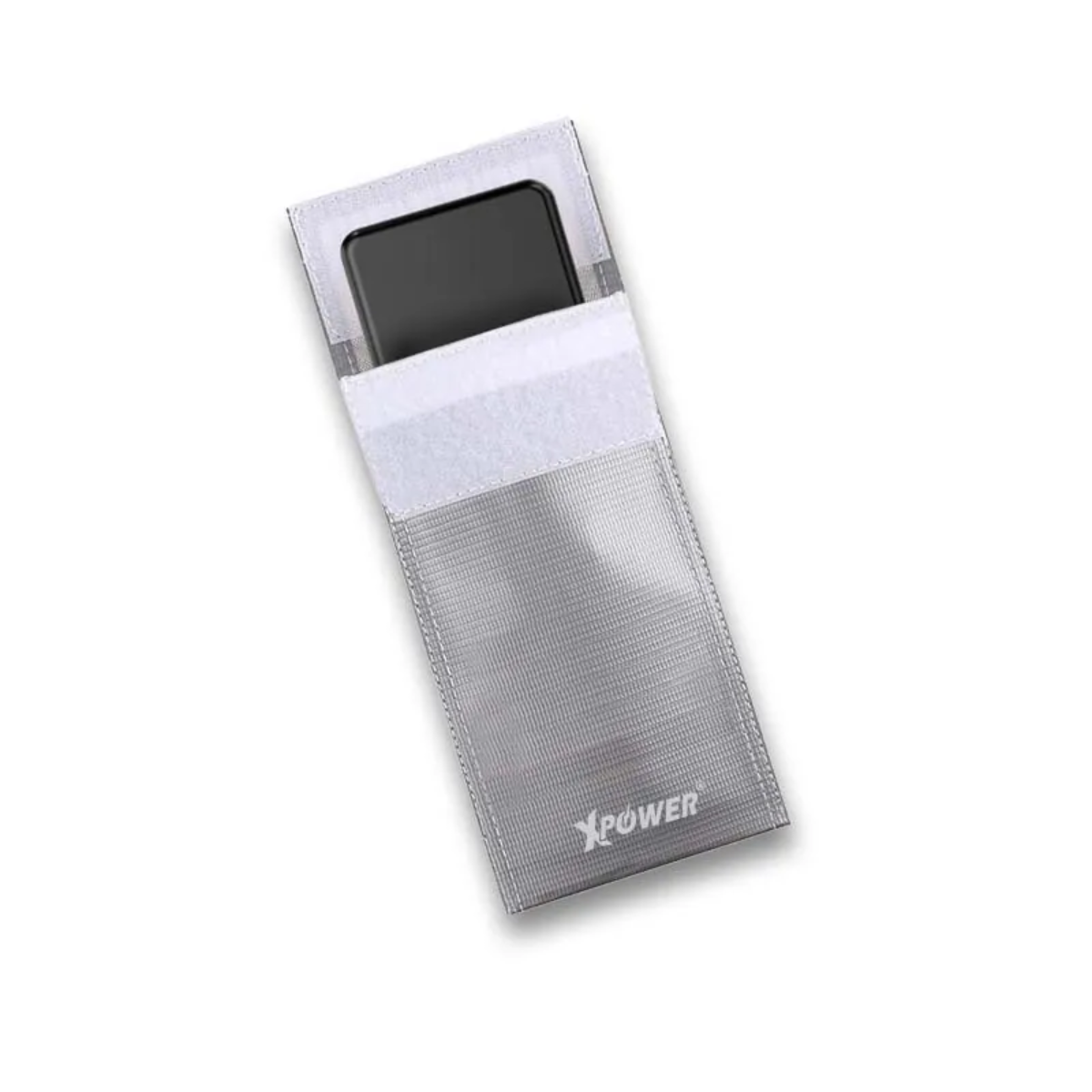 Xpower Protective Bag for Powerbank, Rectangle Silver
