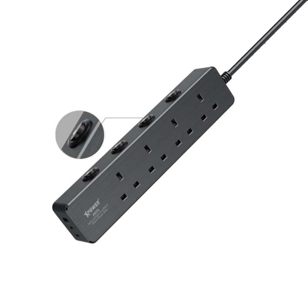 Xpower 7 Output Socket, PST4 3M, Black
