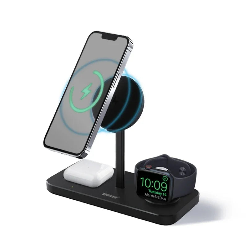 XPower 15W Magsafe Charging Station - Black