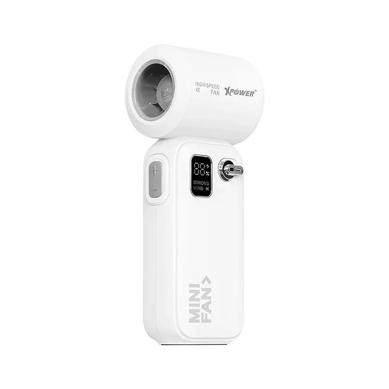 Xpower Cooler Mini Turbo Fan - White Gray