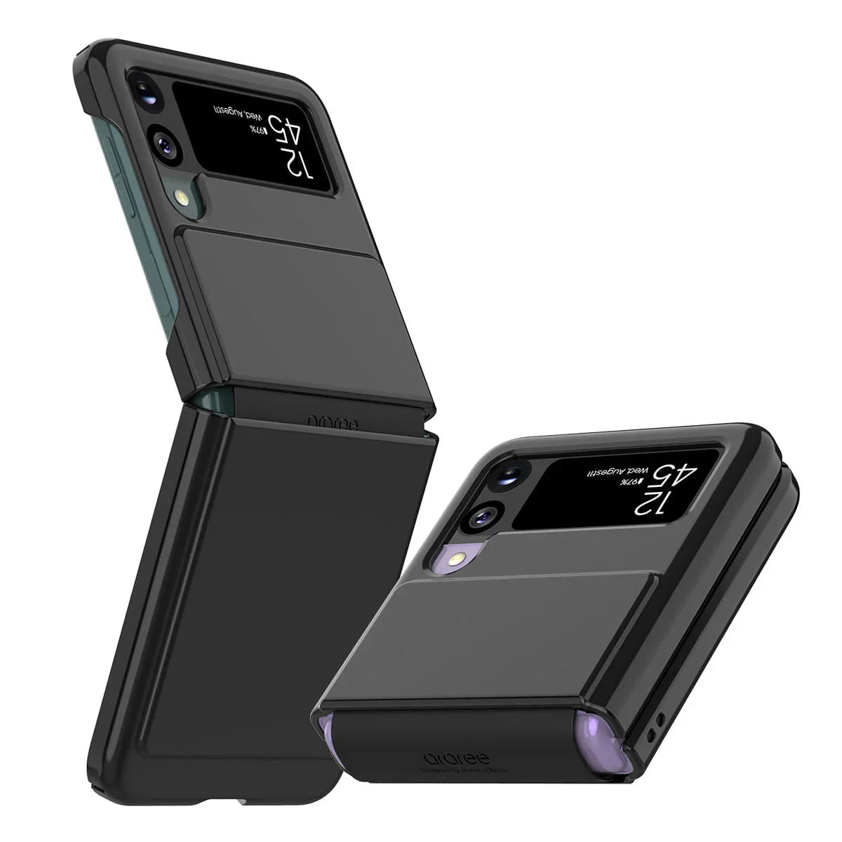 Samsung Z Flip 3, Araree Aero Flex Series Case - Black