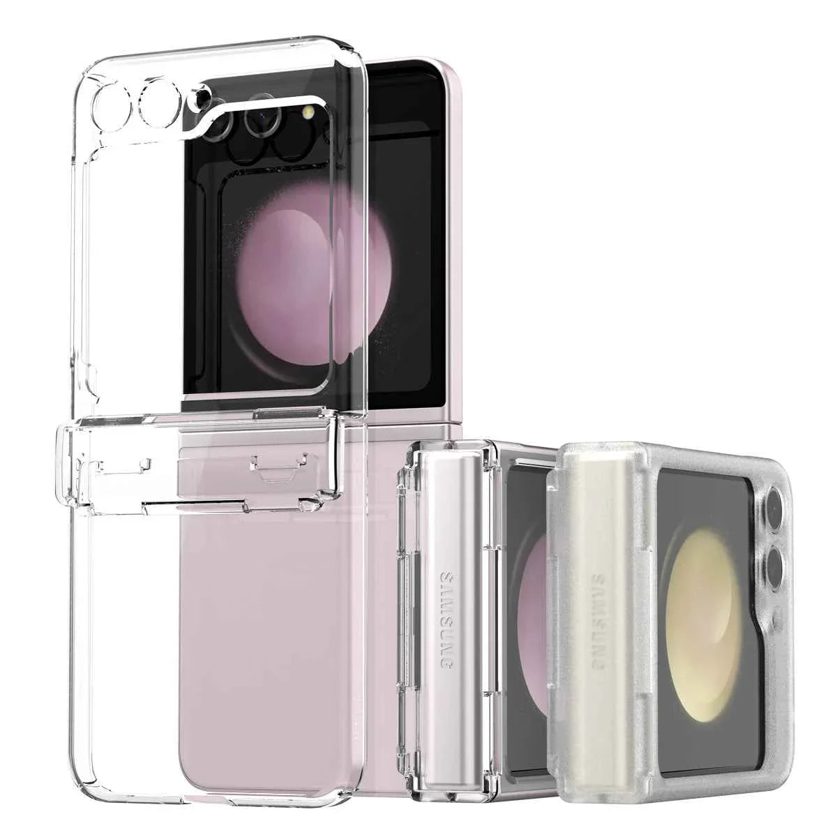 Araree Z Flip 5 Nukin 360 With Hinge Protection Case - Clear