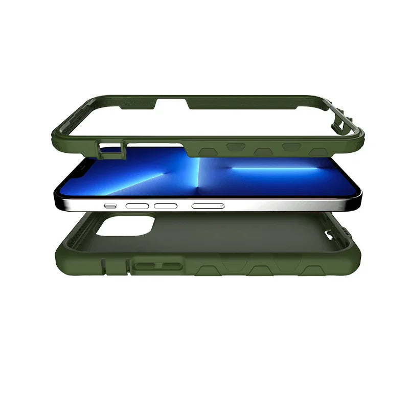 iPhone 13 Pro Max Itskins Supreme Solid Cover - Olive Green