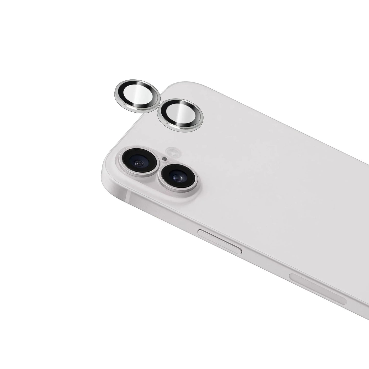 iPhone 16 / 16 Plus Torrii Bodyglass Aluminium Camera Ring - Silver