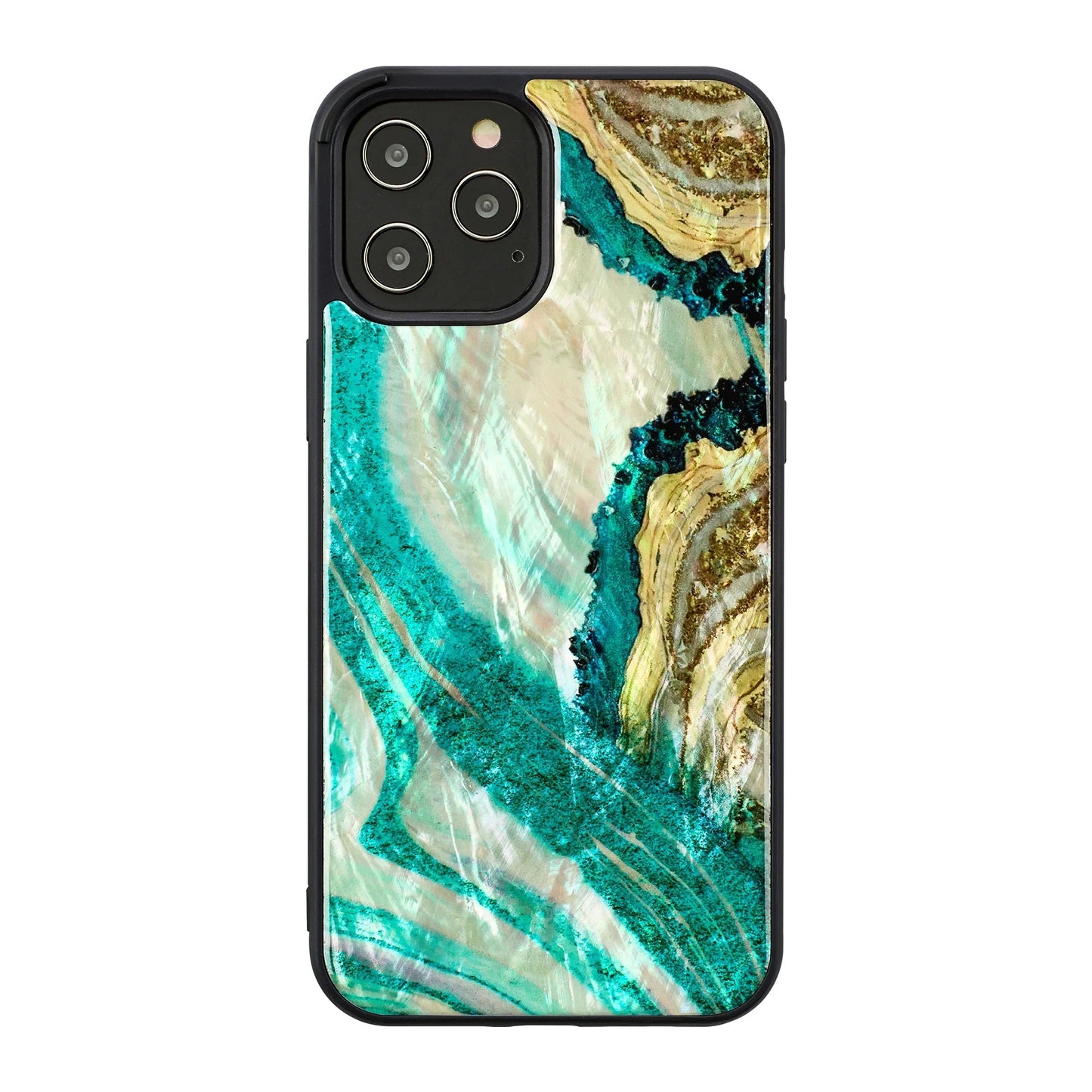 iPhone 12 Pro Max Ikins Case - Aqua Agate