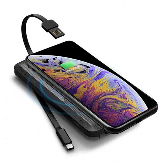 iWalk Scorpion Air 8000mAh Wireless Power Bank - Black