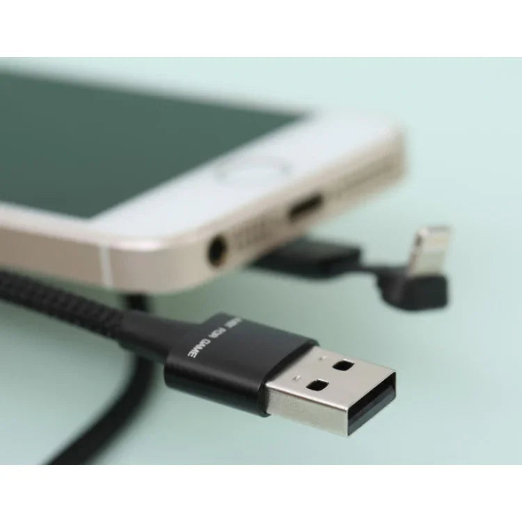 iWalk Crazy Link Gaming Charging Lightning Cable - Black