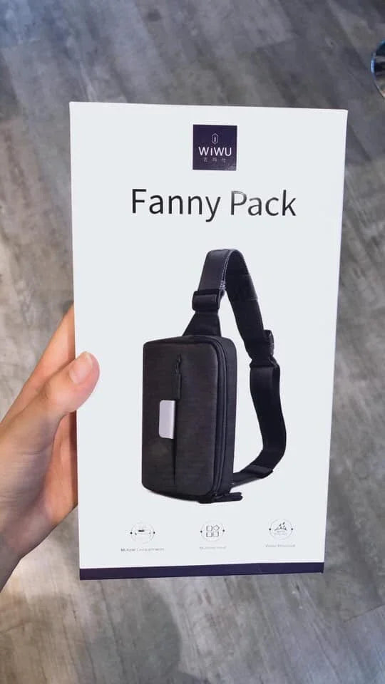 Wiwu Funny Pack Shoulder & Waist Pouch - Gray